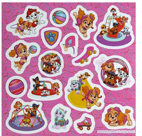 74166 Paw Patrol Skye Stickerboekje 10x10