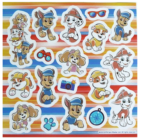 74135 Paw Patrol Chase Stickerboekje 10x10