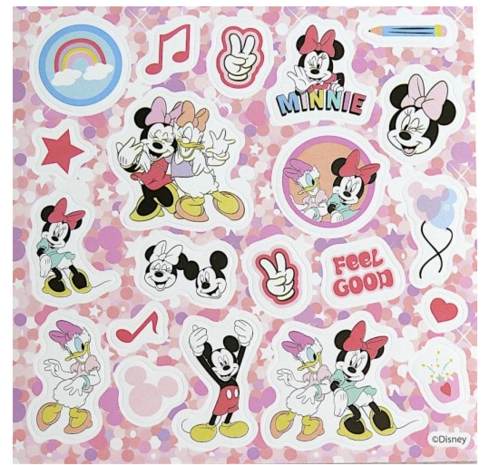 74128 Disney Minnie Mouse Stickerboekje 10x10