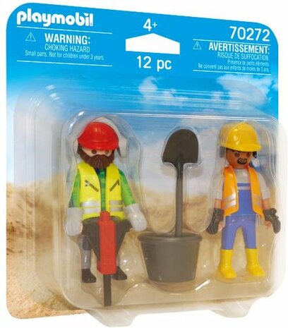 70272 PLAYMOBIL Duo Packs Bouwvakkers