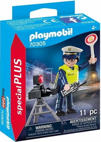 70305 PLAYMOBIL Special Plus Politieman met flitscontrole