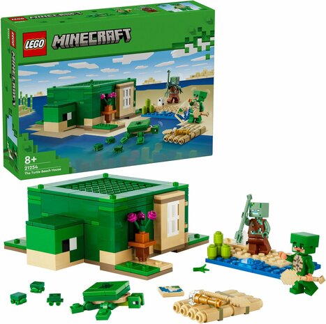 21254 LEGO Minecraft Het schildpadstrandhuis