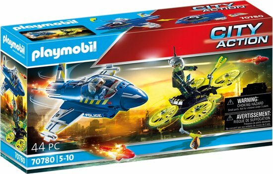 70780 PLAYMOBIL City Action Politiejet: Drone-achtervolging 