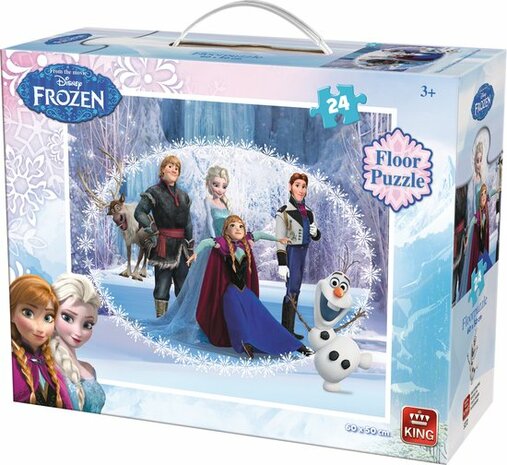 05272 KING Disney Frozen Vloerpuzzel (60 x 50 cm) 24 Stukjes