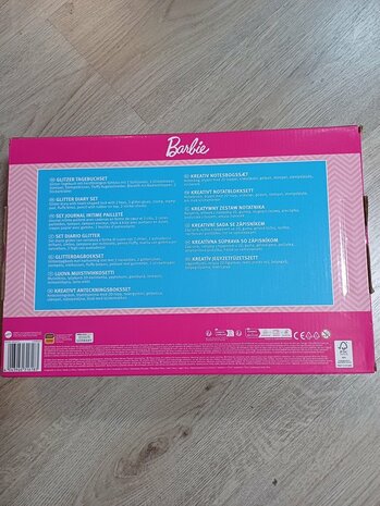 16183 Barbie glitterdagboek met accessoires