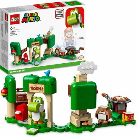 71406 LEGO Super Mario Uitbreidingsset: Yoshi’s cadeauhuisje