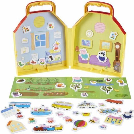 74555 Peppa Pig  Stickerhuis Herbruikbaar