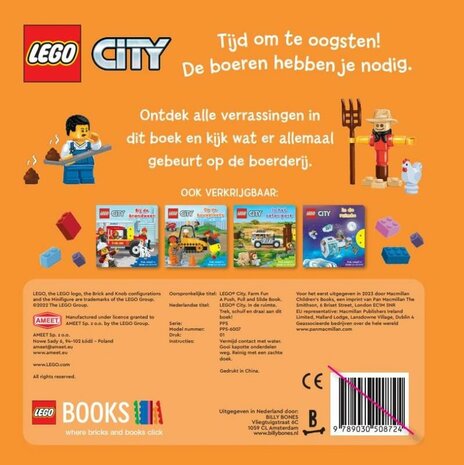 09288 LEGO Boek Op de boerderij