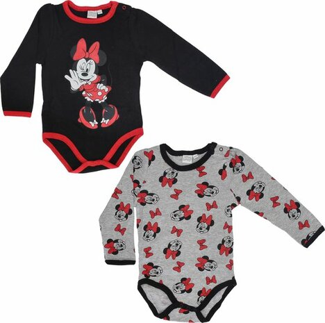 91087 Disney Minnie Mouse Romper 2-Pack Maat 62-68