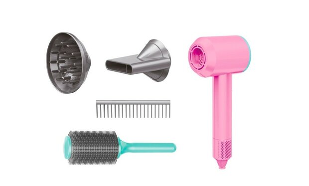 15420 BlowBliss Kapper Hair Styling Set Roze