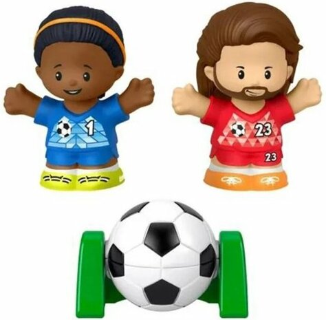 96701 Fisher Price Little People  Set met 2 Figuren Voetballers