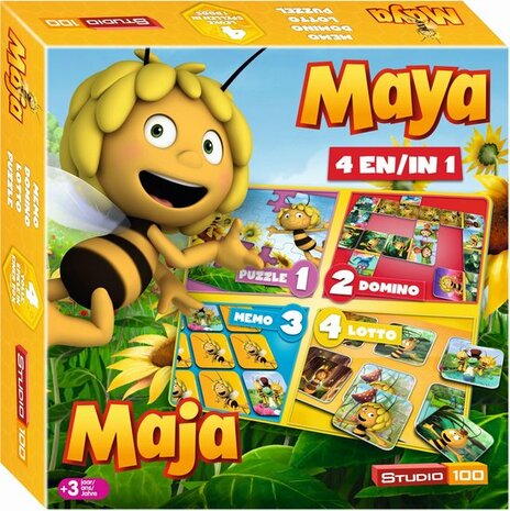 94484 Studio 100 MAYA 4-IN-1-BOX Spel