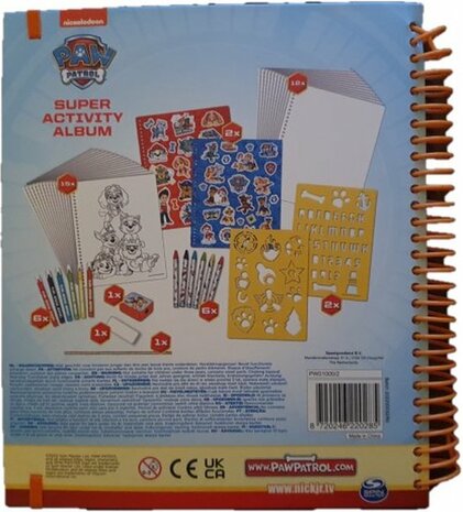 20285 Paw Patrol Creatief Album Kleurboek/Stickers/Stiften