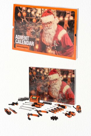 00313 Werckmann Adventkalender 24-delig - Ideaal Cadeau voor Klussers!