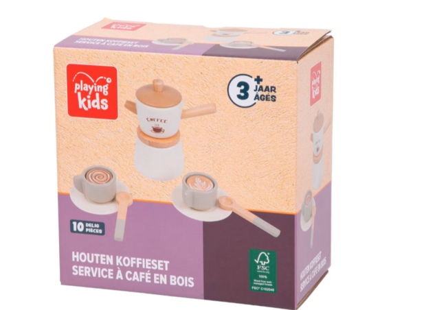 94609 Playing Kids Houten Koffieset