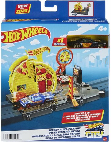 09708 Hot Wheels City Explorer Speedy Pizza Pick-Up