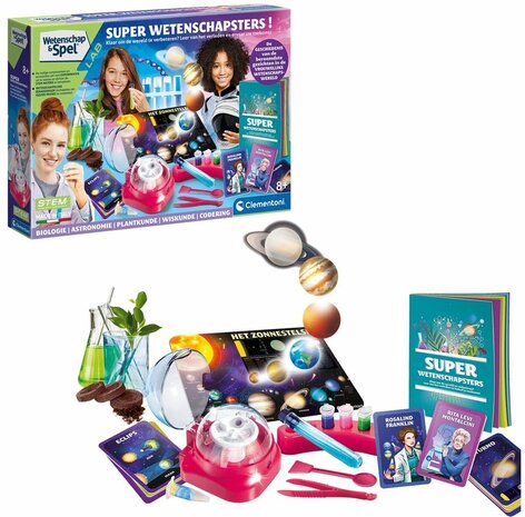 66992 Clementoni Wetenschap & Spel Lab Girls In Science