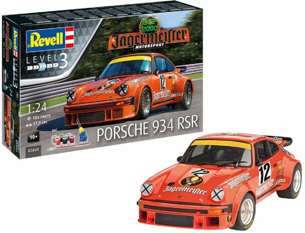 05669 Revell Jaegermeister Motor Sport 50th Ann. Porsche 1:24