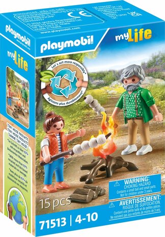 71513 PLAYMOBIL My Life Kampvuur met marshmallows