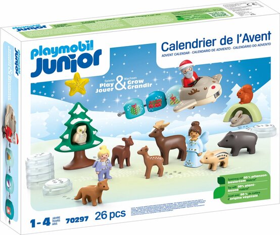 70297 PLAYMOBIL Adventskalender Junior: Witte kerst