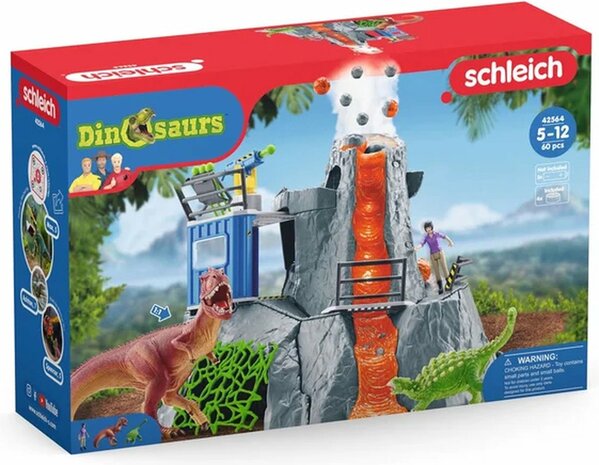 42564 schleich DINOSAURS De Grote Vulkaan Expeditie