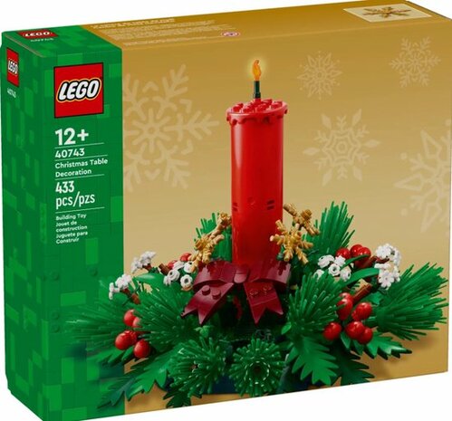 40743 LEGO Kersttafeldecoratie