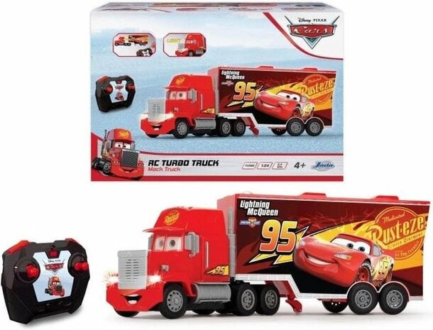 920257 Disney Cars RC Bestuurbare Auto - Mack Turbo Truck