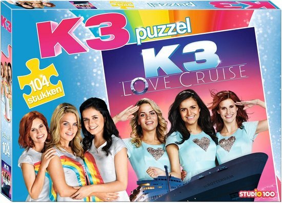 11778  K3 Puzzel Love Cruise 104 stukjes