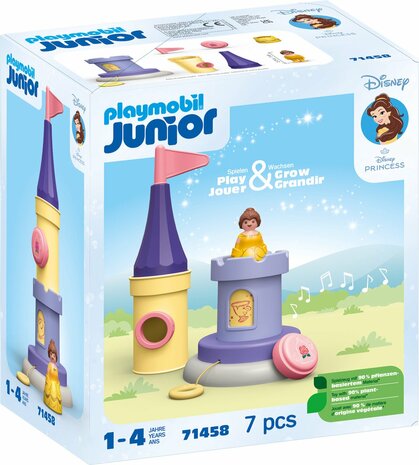 71458 PLAYMOBIL Junior & Disney: Belle's speeltoren met melodie