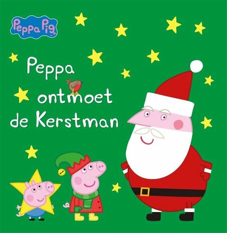 50267 Peppa Pig Boek Peppa ontmoet de kerstman