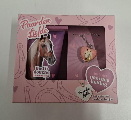 88543 Paardenliefde Bad en Ketting Geschenkset