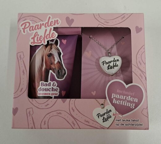 88543 Paardenliefde Bad en Ketting Geschenkset