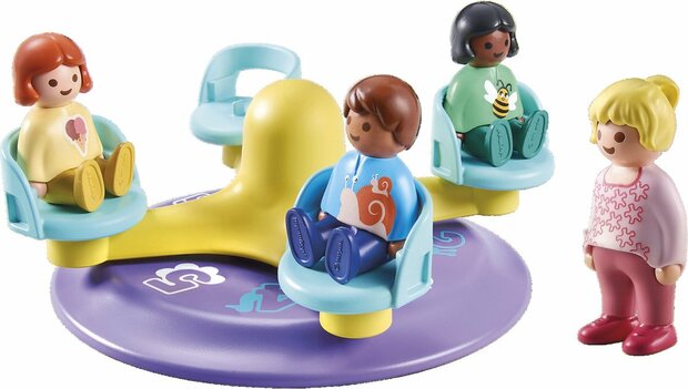 71324 PLAYMOBIL 1.2.3 Kindercarrousel 