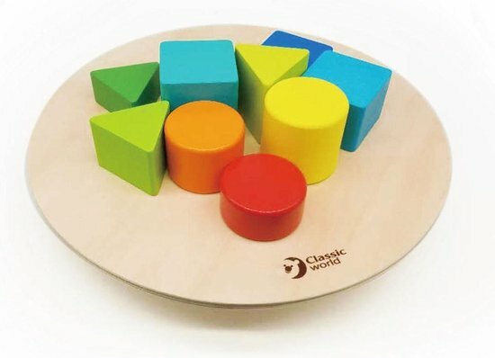 5090 Classic World Houten Balansspel Blokken, 11dlg