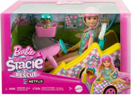 80325 Barbie Stacie met Go-kart  