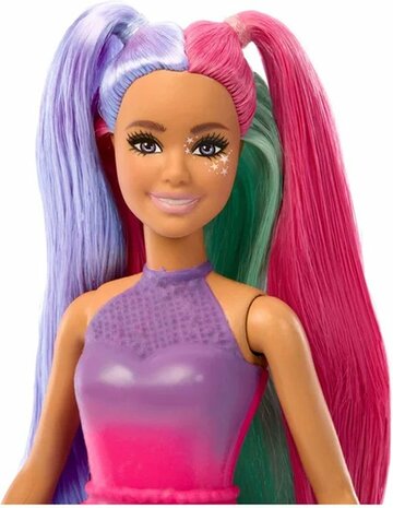 77643 Barbie A Touch of Magic pop  32 cm Paars/Roze