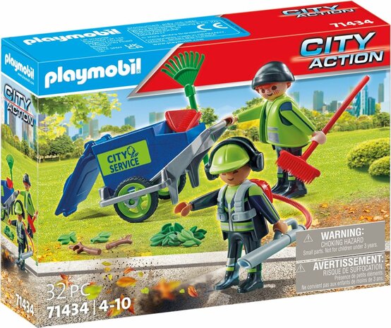 71434 PLAYMOBIL City Action Figurenset schoonmaakteam