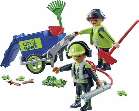 71434 PLAYMOBIL City Action Figurenset schoonmaakteam