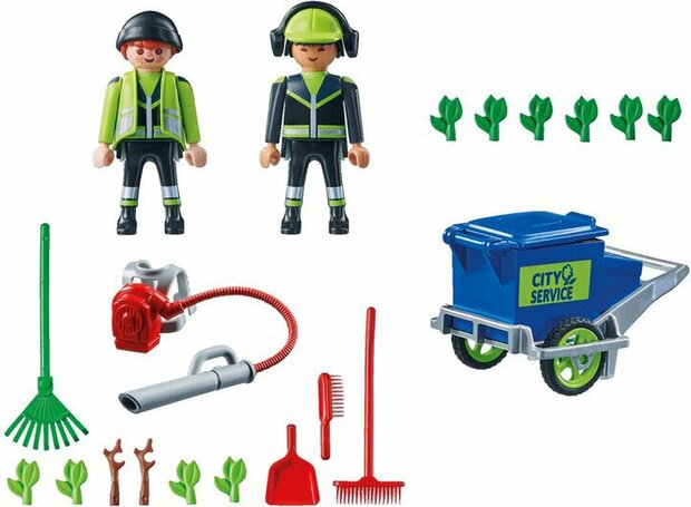 71434 PLAYMOBIL City Action Figurenset schoonmaakteam