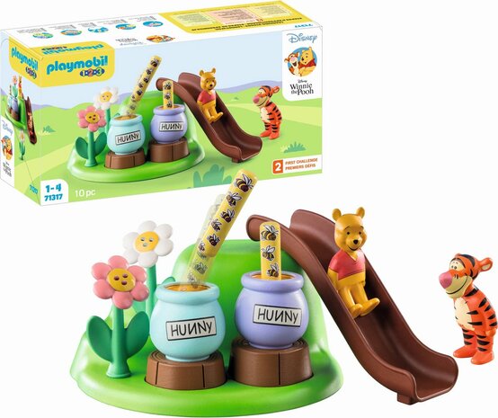 71317 PLAYMOBIL 1.2.3 & Disney Winnie de Poeh Bijentuin 