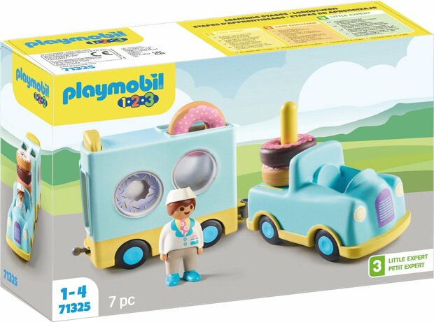 71325 PLAYMOBIL 1.2.3 Donut truck 