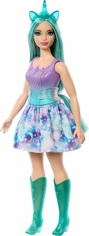 83722 Barbie A Touch of Magic  Turquoise hoorn  