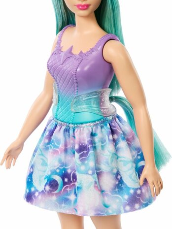 83722 Barbie A Touch of Magic  Turquoise hoorn  