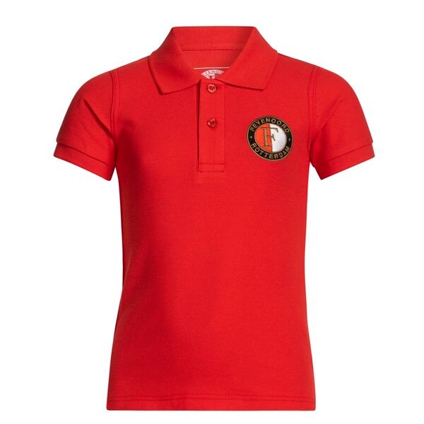37269 Feyenoord Polo Shirt Rood Mt 152/158 ALMAspeelgoed.nl