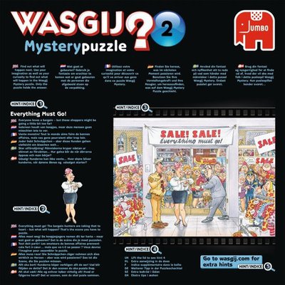 81519 Jumbo Wasgij Mystery 7 Uitverkoop Puzzel 500 stukjes