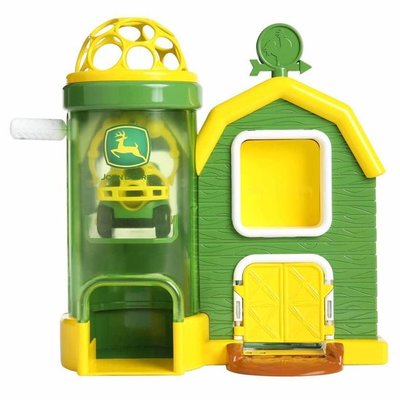 69920 Oball Go Grippers John Deere Rev Up Barnhouse Playset and Vehicle