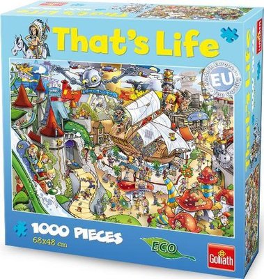 71312 Goliath Puzzel That's Life Amusement Park 1000 Stukjes