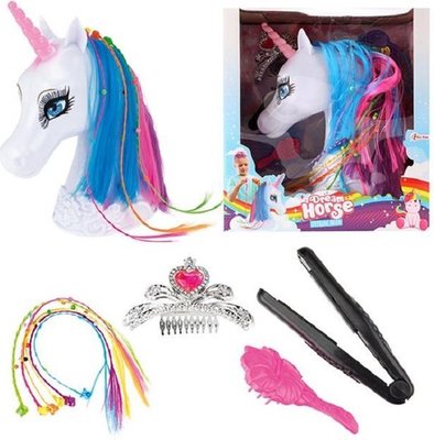 51453 Toy-Toys Kaphoofd Eenhoorn met Accessoires