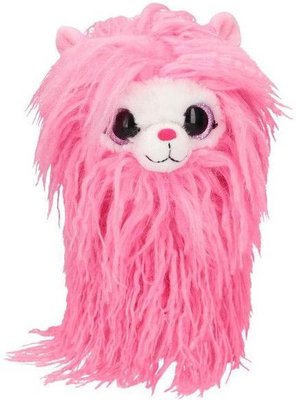 72187 Depesche SNUKIS, knuffel alpaca Polly, 21 cm, roze