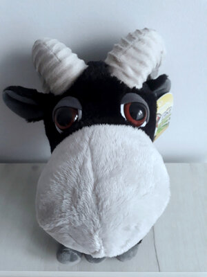 40483 Big Headz Geit knuffel 25 cm